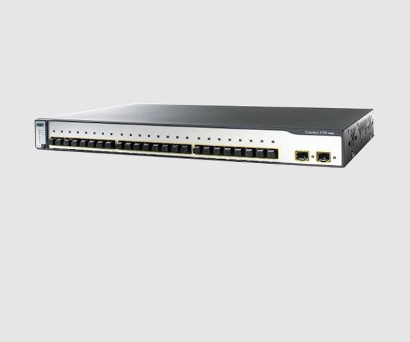  سوئیچ شبکه سیسکو 24 پورت WS-C3750-24FS